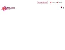 Tablet Screenshot of honeygirlorganics.ca